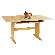 Diversified Woodcrafts Art Planning Table with Book Compartments