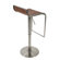Eurostyle Forest Adjustable Bar Stool in Walnut