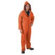 River City Orange Classic Plus 0.35 mm PVC 3-Piece Rain Suit With Cape Vented Back Jacket With Corduroy Collar, Detachable Hood And Bib Pants