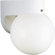 Progress Lighting White 6" Acrylic Globe Outdoor Wall Lantern