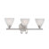 Thomas Lighting Tia Three Light Bath Lamp in Matte Nickel