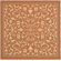 Safavieh Courtyard Terracotta/Natural Persian Rug