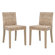 Safavieh Charlotte Wicker Parson Chair (Set of 2)