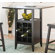 Safavieh Soren Drop Leaf Pub Table in Dark Espresso (Set of 3)