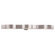 Access Lighting Titanium  Wall Fixture with Frosted Glass in Brushed Steel