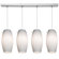 Access Lighting Boron  Vanity Light with Opal Glass in Brushed Steel