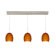 Besa Lighting Lucia 3 Light Pendant with Bar Canopy