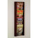 Wooden Mallet Four Pocket Acrylic and Oak Wall Display