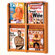 Wooden Mallet Four Magazine Oak and Acrylic Wall Display