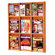 Wooden Mallet Nine Magazine and Eighteen Brochure Oak and Acrylic Wall Display with Optional Floor Stand