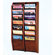 Wooden Mallet Fourteen Pocket Wall Mount Magazine Rack