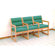 Wooden Mallet Valley Three Seat Guest Chair