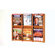 Wooden Mallet Six Magazine Oak and Acrylic Wall Display