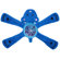 Doggles Hippie Pentas Dog Toy in Blue