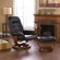 Wildon Home &reg; Shaw Leather Ergonomic Recliner and Ottoman
