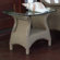 Lloyd Flanders Mandalay Glass Top Side Table