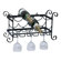 Concept Housewares 8 Bottle Wall Mounted Wine Rack