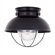 Sea Gull Lighting Sebring Outdoor Flush Mount in Black