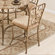 Vaughan Furniture Vintage Garden Gathering Chair in Burnished Gold (Set of 2)