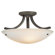 Feiss Gravity 3 Light Semi Flush Mount