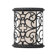 Feiss Chameleon One Light Outdoor Wall Sconce in Black