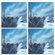 McGowan Tuftop Van Zyle Wolf Duet Coasters (Set of 4)