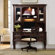 Envision by Hooker Furniture Moccato Computer Credenza Hutch with 2 Utility Drawers