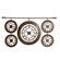 Uttermost Time Zones Hanging Wall Clock