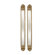 Uttermost Juniper Twin Gold Accent Wall Mirror Set