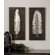 Uttermost Silver Leaves Wall Art by Billy Moon (Set of 2)