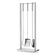 ZACK Ghio 3 Piece Stainless Steel Fireplace Tool Set