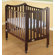 Orbelle Trading Tian 2 in 1 Portable Crib in Cherry