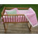 Bacati Summer Garden Pink and Green Cradle Bedding Collection