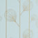 ferm LIVING Ribbed Wallsmart Wallpaper in Turquoise / Gold