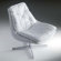 Bontempi Casa Daya Leather Chair and Ottoman