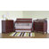DaVinci Kalani Three Piece Convertible Crib Nursery Set with Toddler Rail in Cherry