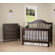 DaVinci Jayden Two Piece Convertible Crib Set with Toddler Rail in Espresso