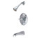 Elements of Design Volume Control Tub and Shower Faucet with Buckingham Cross Handles