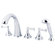 Elements of Design Roman Tub Faucet and Diverter Hand Shower