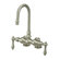 Elements of Design Hot Springs Double Handle Deck Mount Clawfoot Tub Faucet Trim Metal Lever Handle