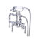 Elements of Design Hot Springs Deck Mount Clawfoot Tub Faucet with Handshower