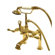 Elements of Design Hot Springs Deck Mount Clawfoot Tub Faucet with Handshower
