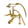 Elements of Design Hot Springs Deck Mount Clawfoot Tub Faucet with Handshower
