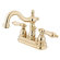 Elements of Design Heritage Centerset Bathroom Faucet with Double Lever Handles