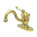 Elements of Design Vintage Single Hole Bathroom Faucet with Single Porcelain Lever Handle