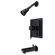 Elements of Design Brass Volume Control Tub Shower Faucet with Metal Lever Handles