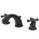 Elements of Design Widespread Bathroom Faucet with Double Metal Cross Handles