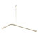 Elements of Design 62" x 28" Solid Brass Rod