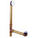 Elements of Design 18" Tip Toe Overflow Leg Tub Drain