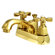 Elements of Design Metropolitan Centerset Bathroom Faucet with Double Cross Handles